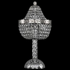 Настольная лампа декоративная bohemia ivele crystal 1911 19111l4-h-20iv ni